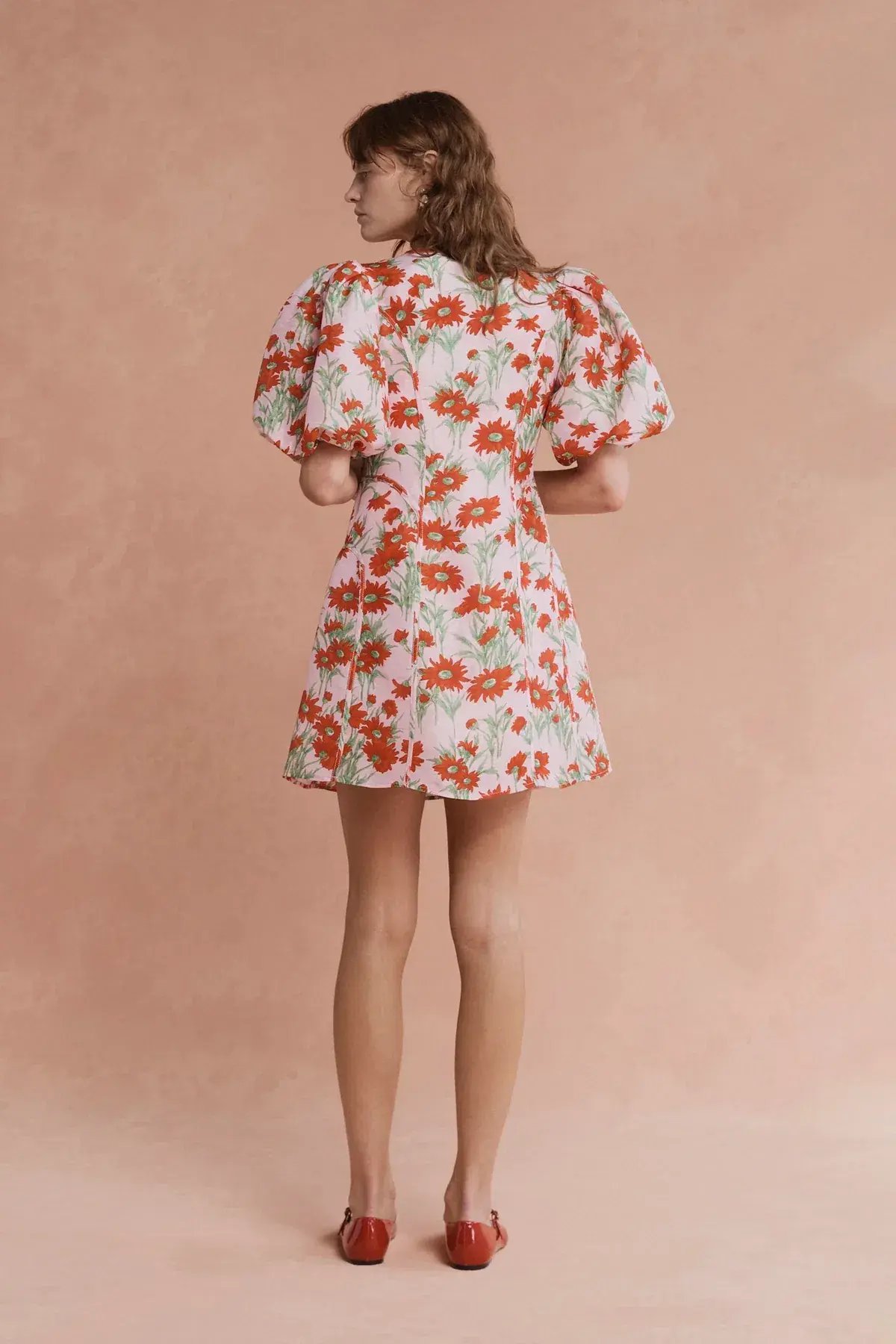 Lovaan Adeline Mini Dress Aster Floral Size 8 photo 3