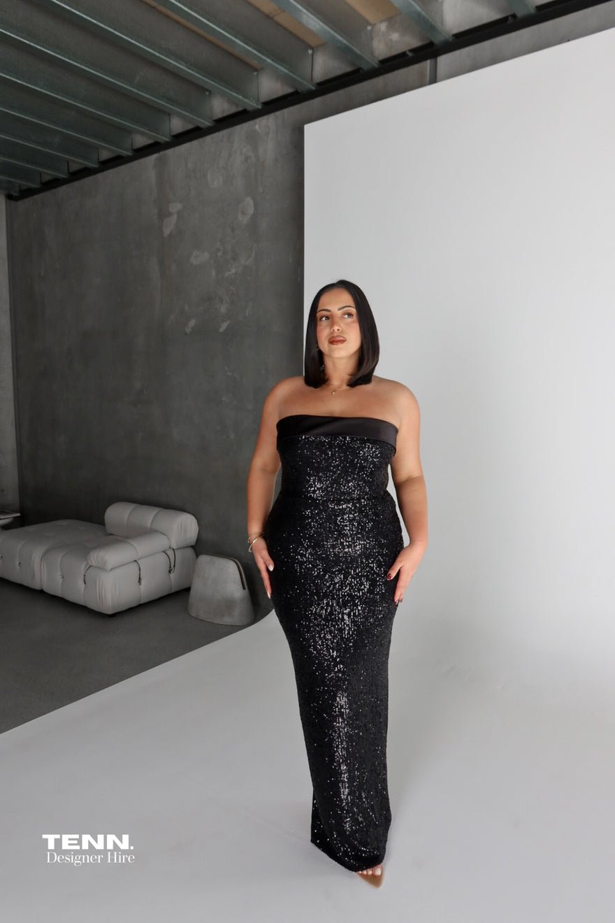 Effie Kats Thalia Gown - Black photo 4