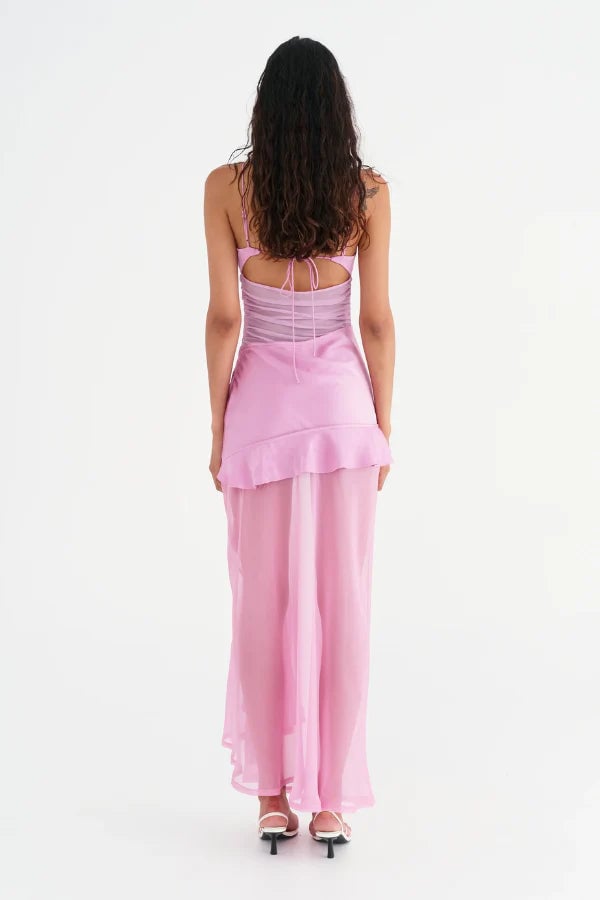 BENNI DELILAH MAXI DRESS - BUBBLEGUM photo 5