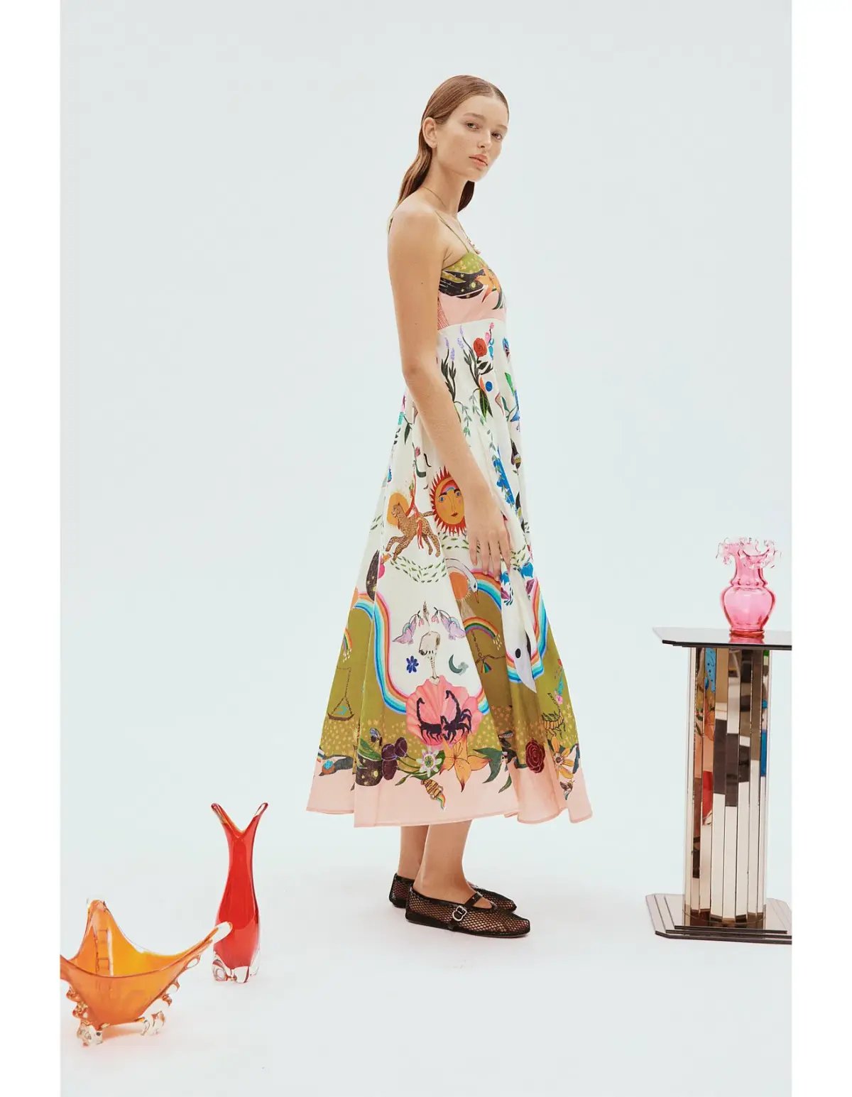 Alemais Evergreen Sundress in Multi Size AU 8 photo 3