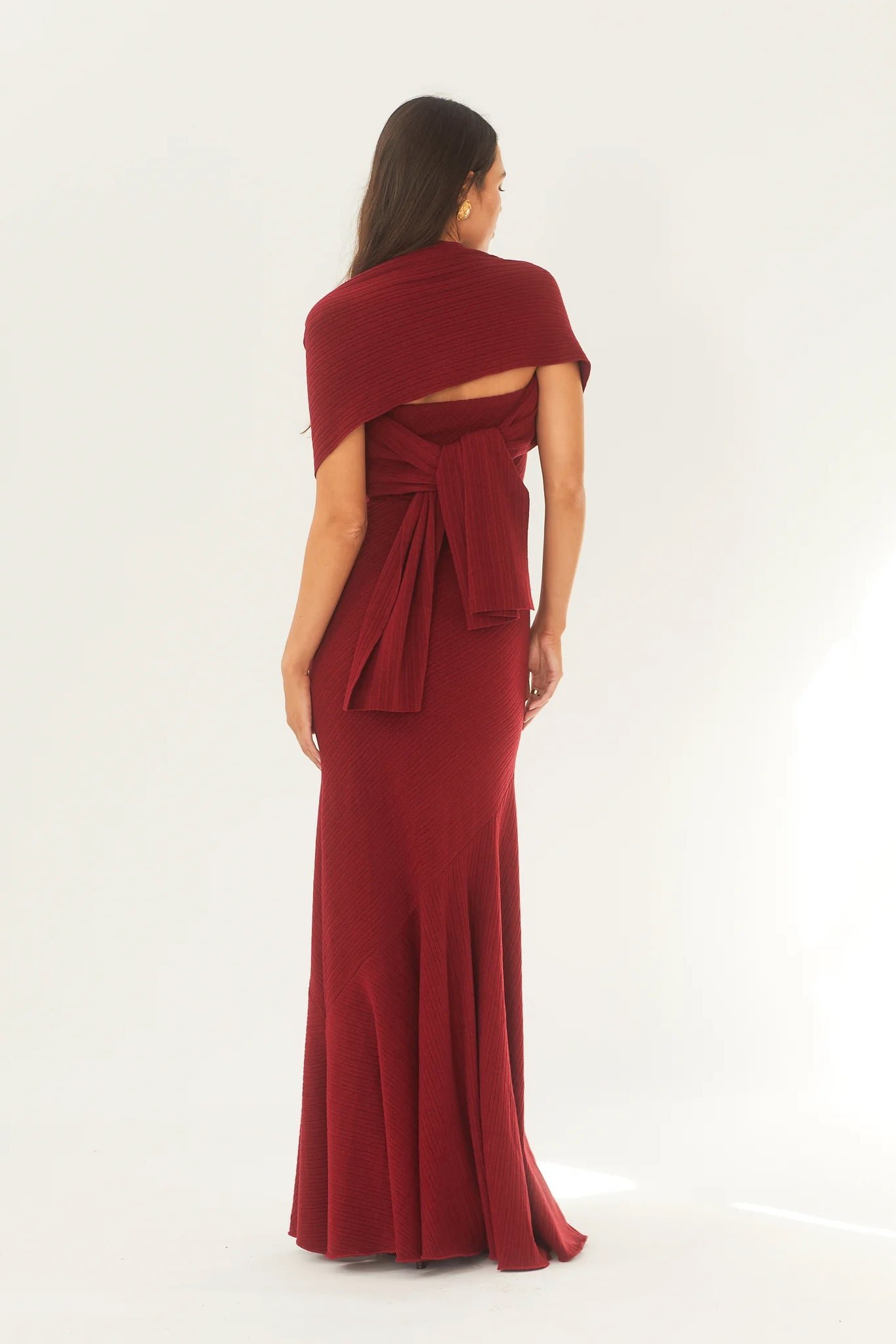 ARCINA ORI JULIANA DRESS - ROUGE photo 3