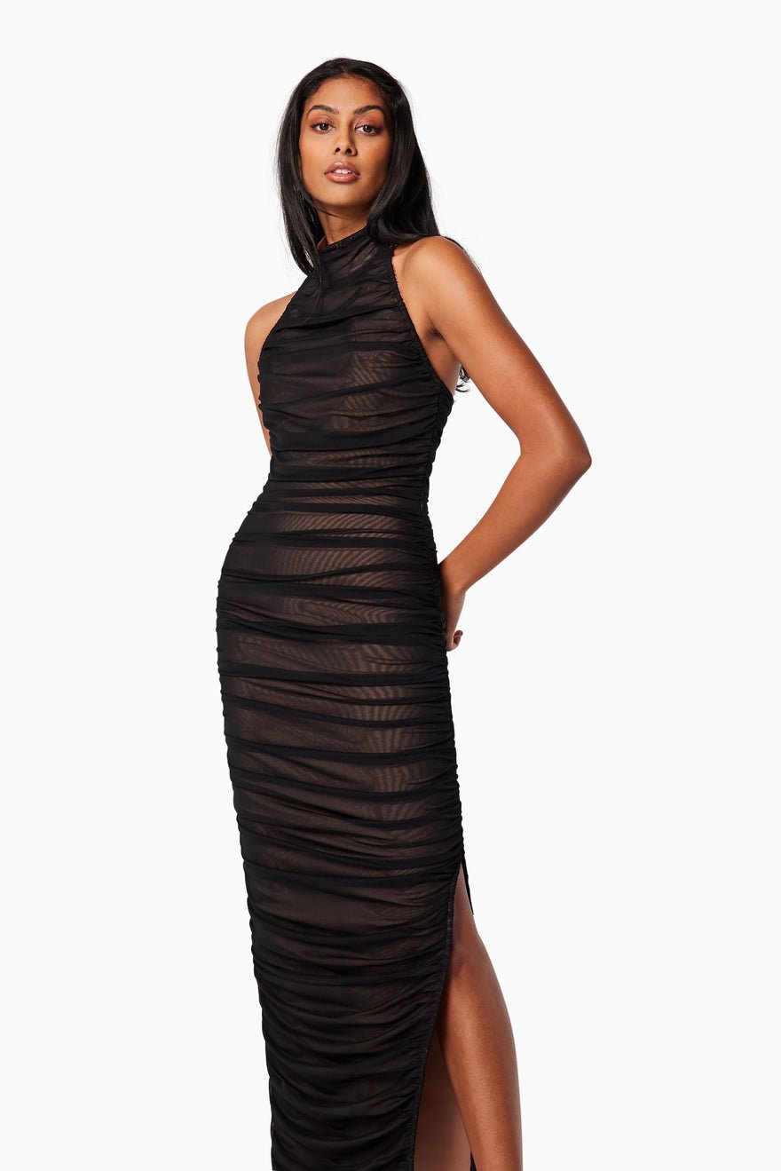 Elliatt Istanbul Maxi Dress - Black photo 4