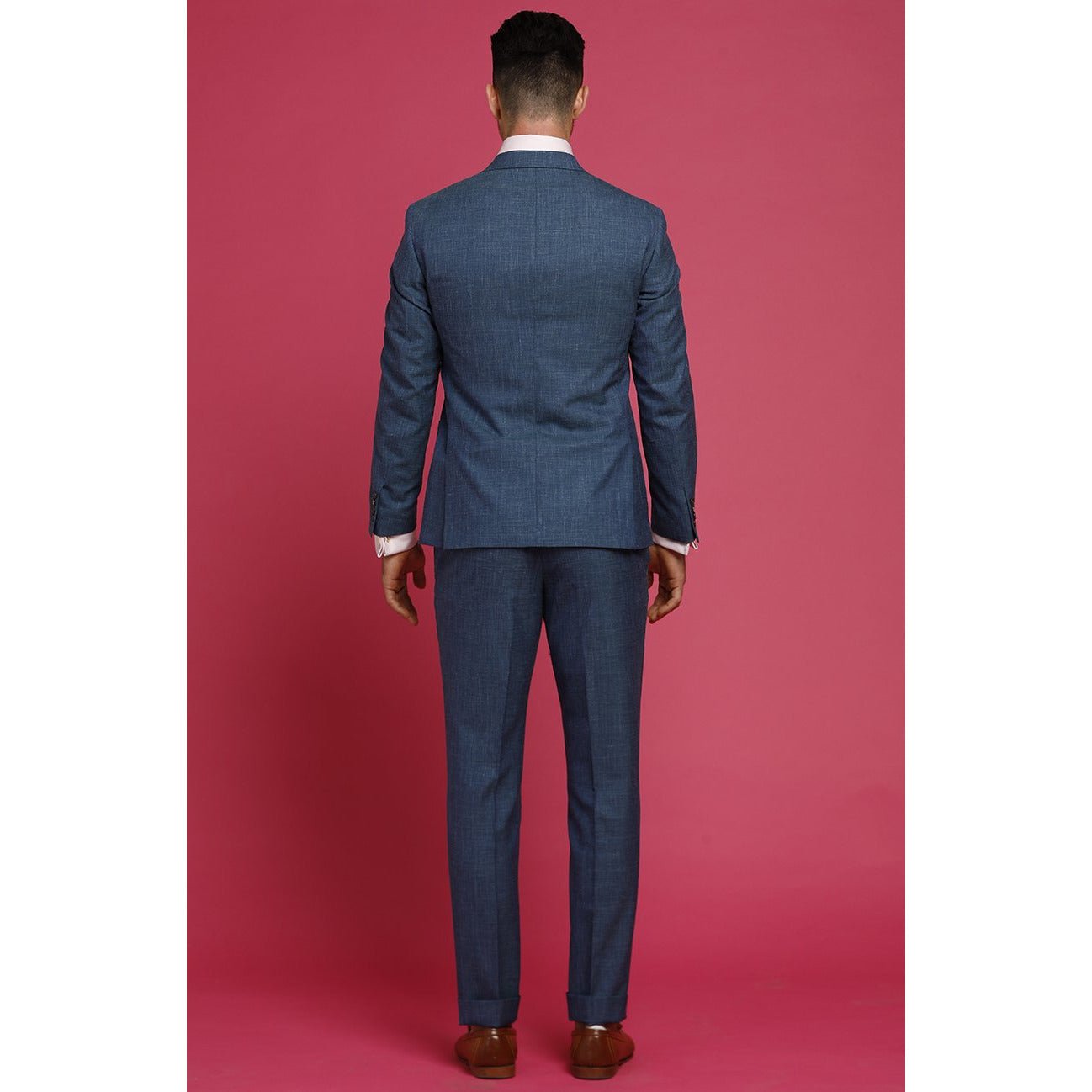 Gibson Teal Linen Suit Jacket photo 3