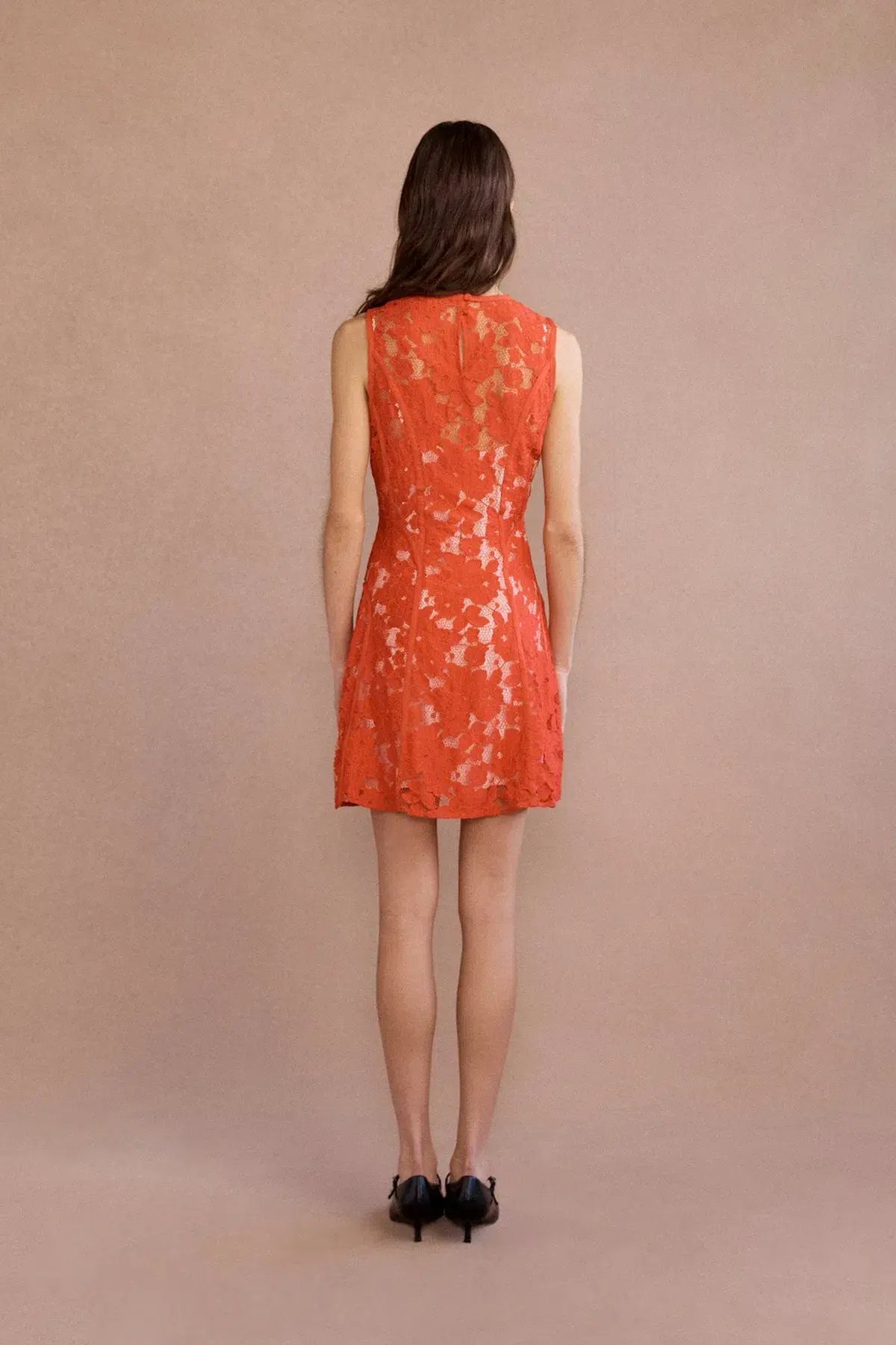 Lovaan Audrey Mini Dress Cherry Size 8 photo 3