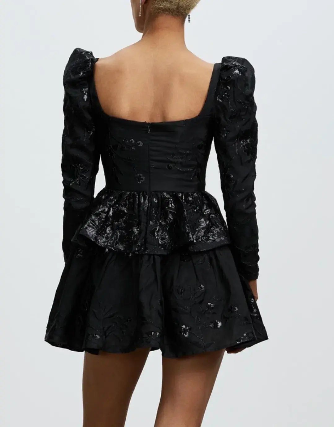 Nicola Finetti Lolly Dress in Black Size 6 photo 4