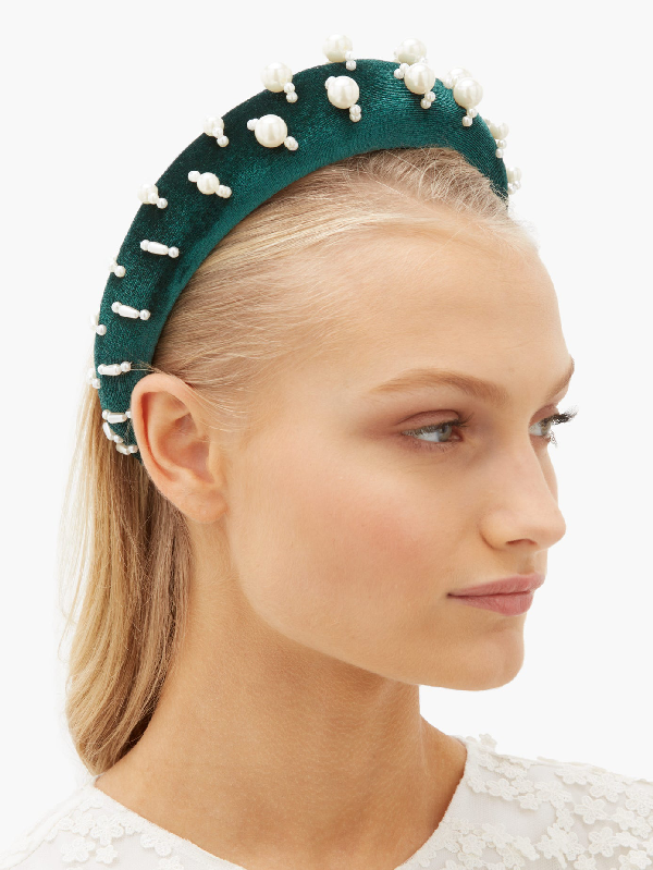 House Of Lafayette Green Lili Headband photo 2