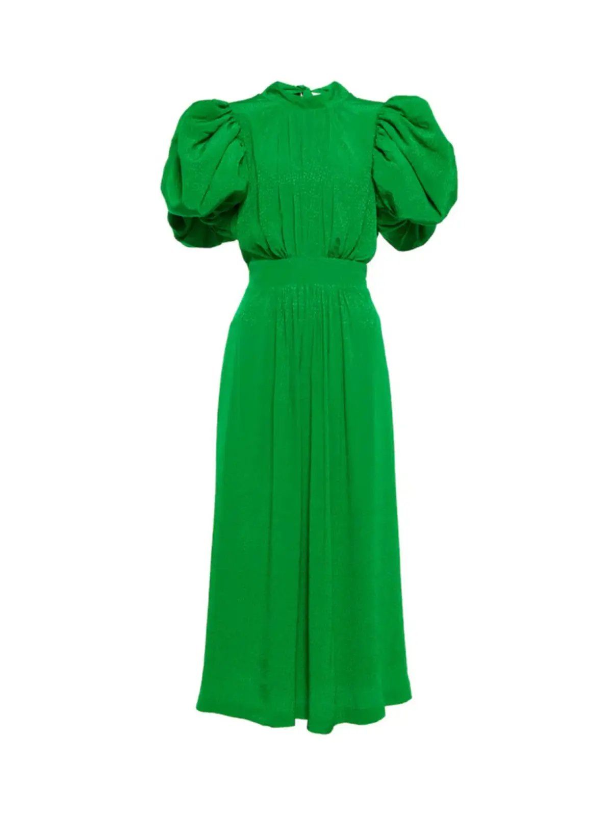 Rotate By Birger Christensen Noon Puff Sleeve Dress Green Size AU 8 photo 3