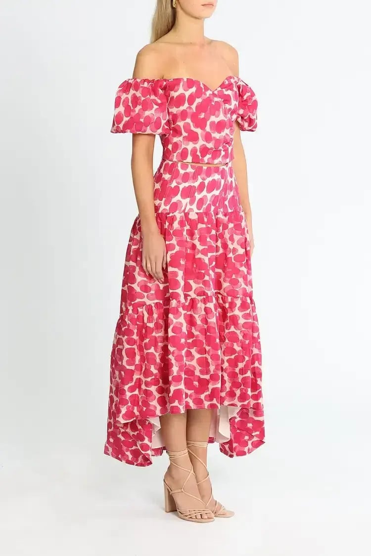 Palm Noosa Florence Top and Skirt in Pink Size M / AU 12 photo 5