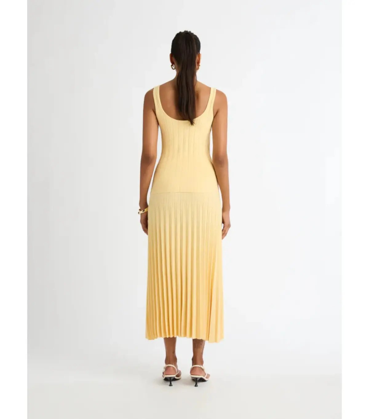 Sheike Elsa Knit Top And Knit Skirt Set Yellow Size AU 6 photo 3