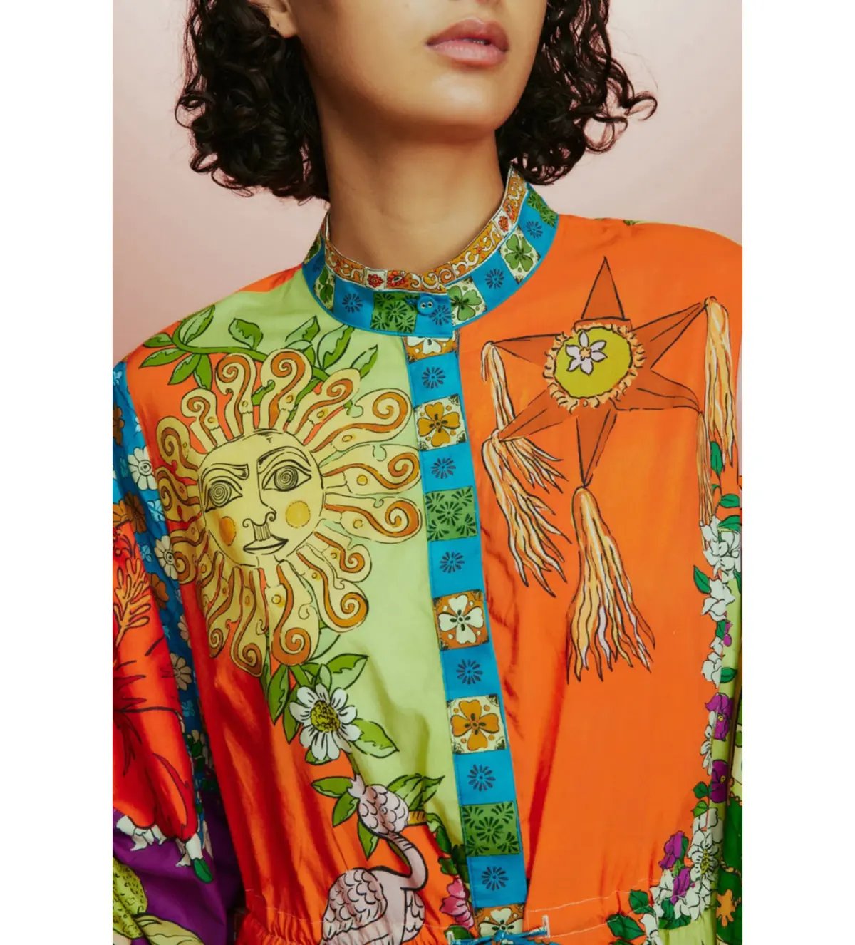 Alémais Tiger Shirtdress Multi Size 12 photo 2