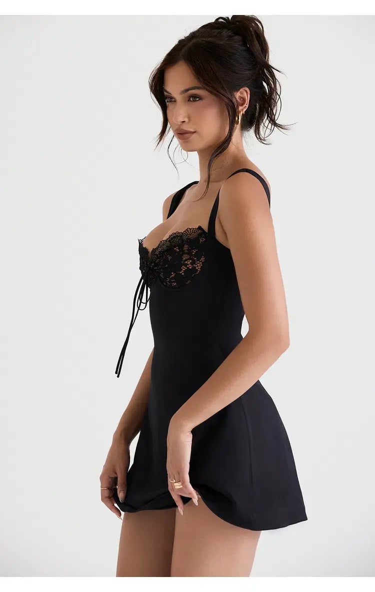 House of CB Adriana Dress Black Size M / AU 10 photo 4