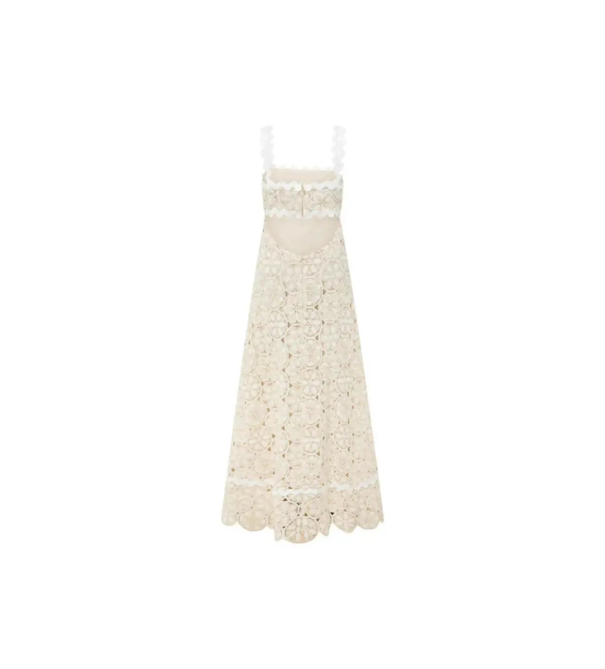 Zaco Dalton Crochet Dress White Size Au 10 photo 3