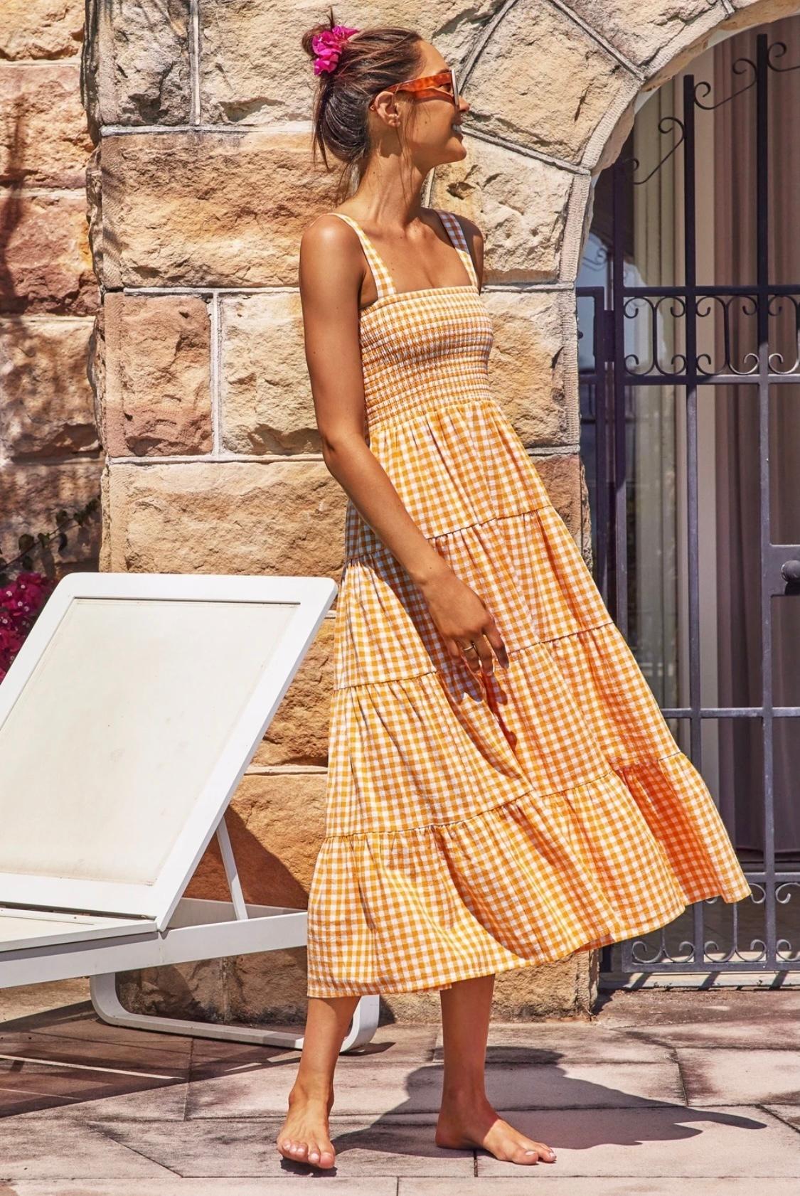 Savannah Dress (apricot) photo 2