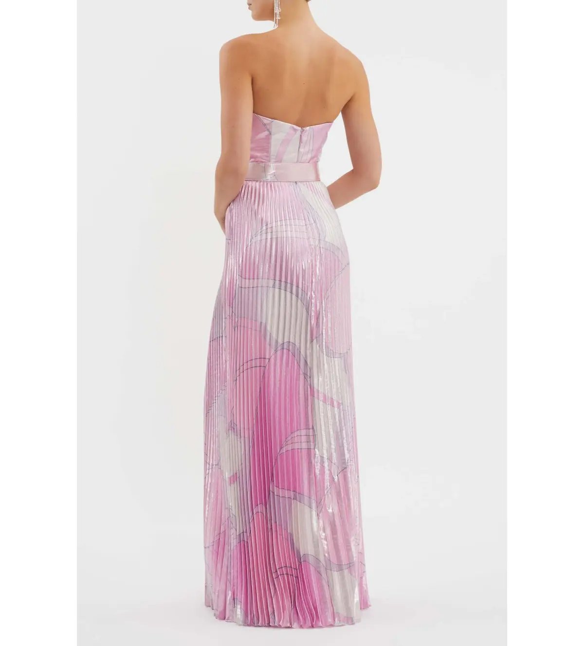 Rebecca Vallance  Samar Gown Pink Size S/Au 8 photo 2