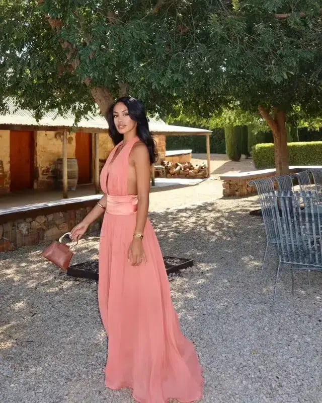 Arcina Ori Serena Dress Maxi Coral Size AU 12 photo 4
