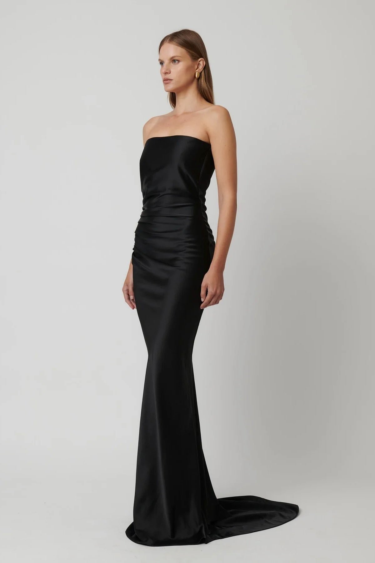 EFFIE KATS CHLOREL GOWN - BLACK photo 2
