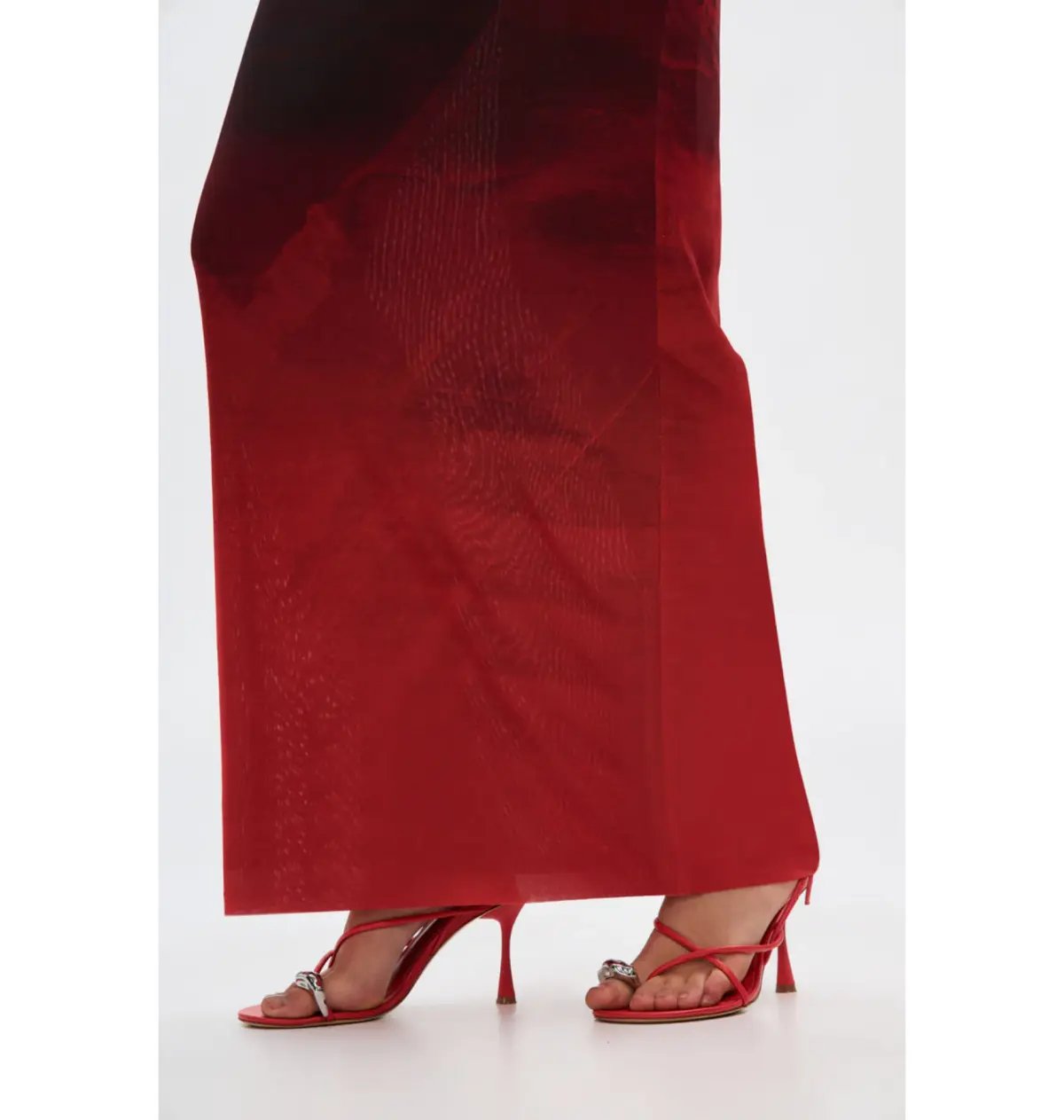 MISHA The Nyra Mesh Gown Venus Print Size AU 6 photo 4