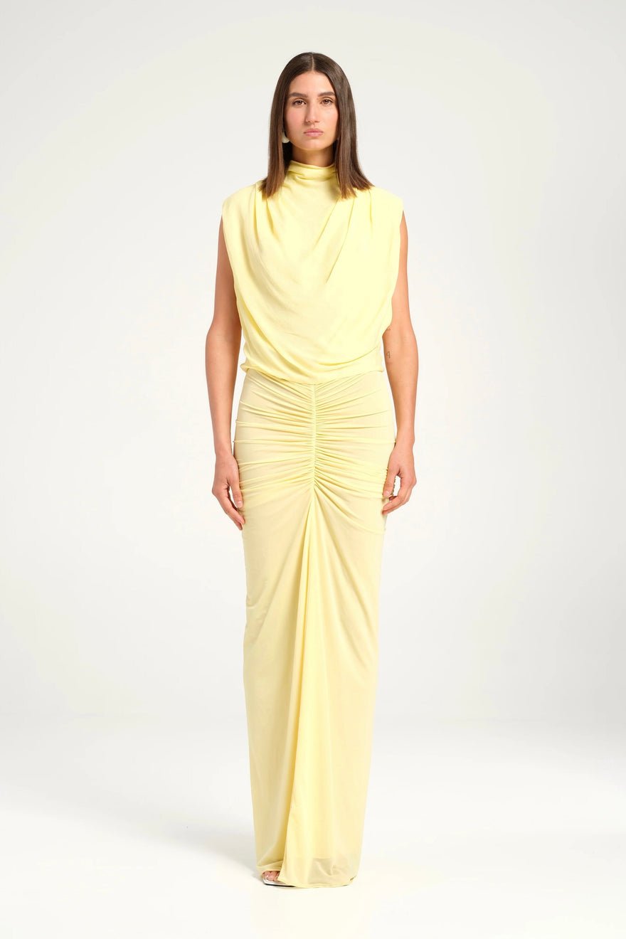 Benni Willow Maxi Dress - Butter photo 3