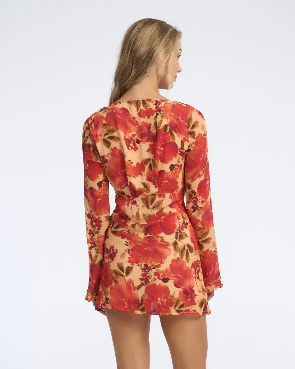 Isabelle Quinn Evelyn Mini Dress in Camellia Floral Print Size AU 8 photo 4