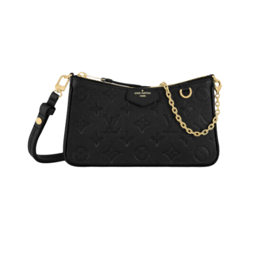 Louis Vuitton Easy Pouch On Strap Handbag Black photo 4