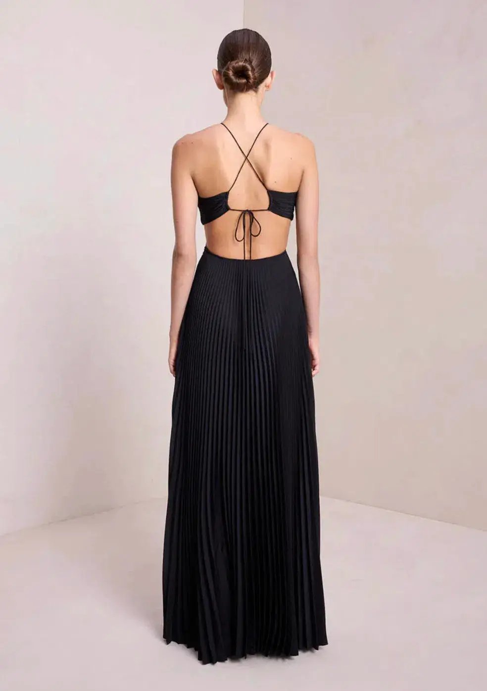 A.L.C Moira Maxi Dress Black Size AU 8 photo 2