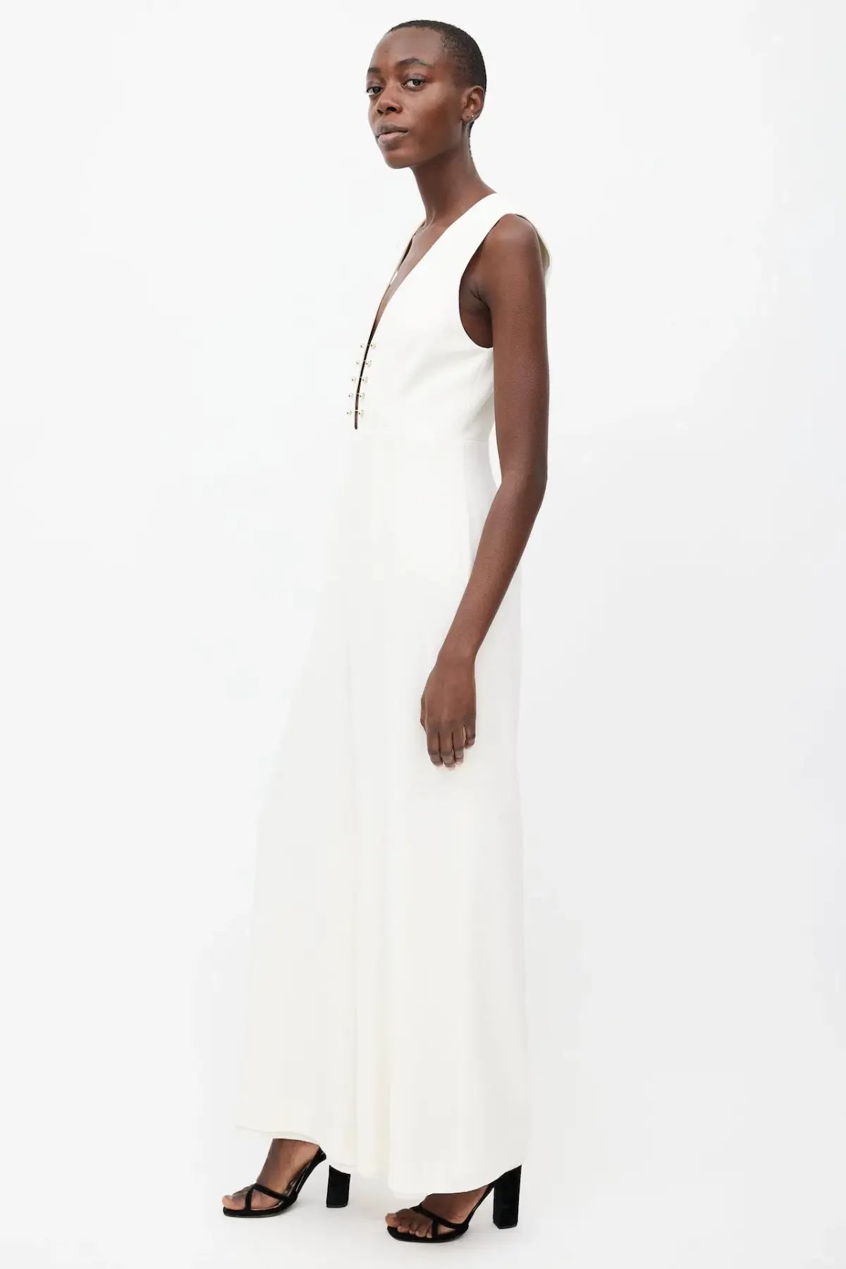 Zimmermann Baton Jumpsuit Pearl Size 8 photo 5