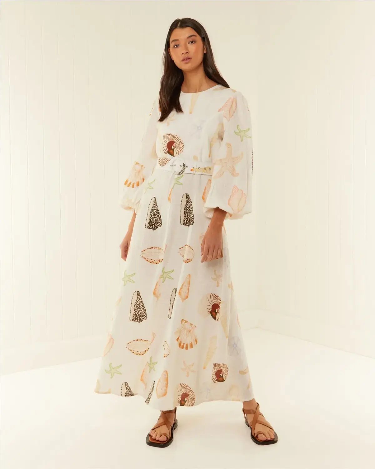 Palm Noosa Melrose Dress Shells Maxi Size AU 6 photo 2