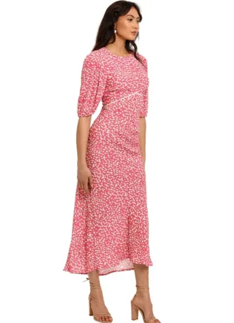 Rixo London Delilah Puff Sleeve Midi Dress Size M/AU12 photo 3