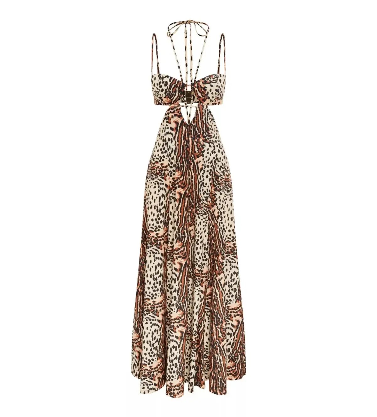 Alice McCall Havana Affair Midi Dress Tigers Eye Print Size XL / AU 14 photo 4