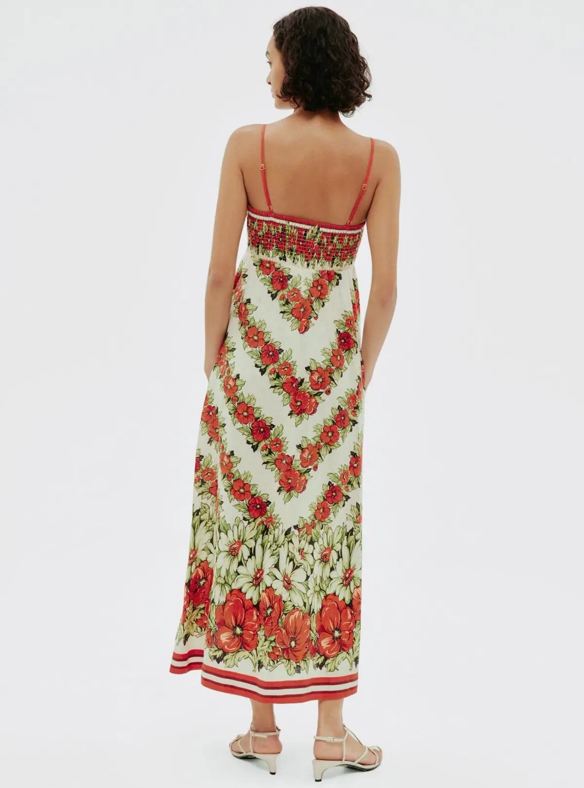 Alemais Exclusive Amelie Midi Day Dress Floral Size 10 photo 2