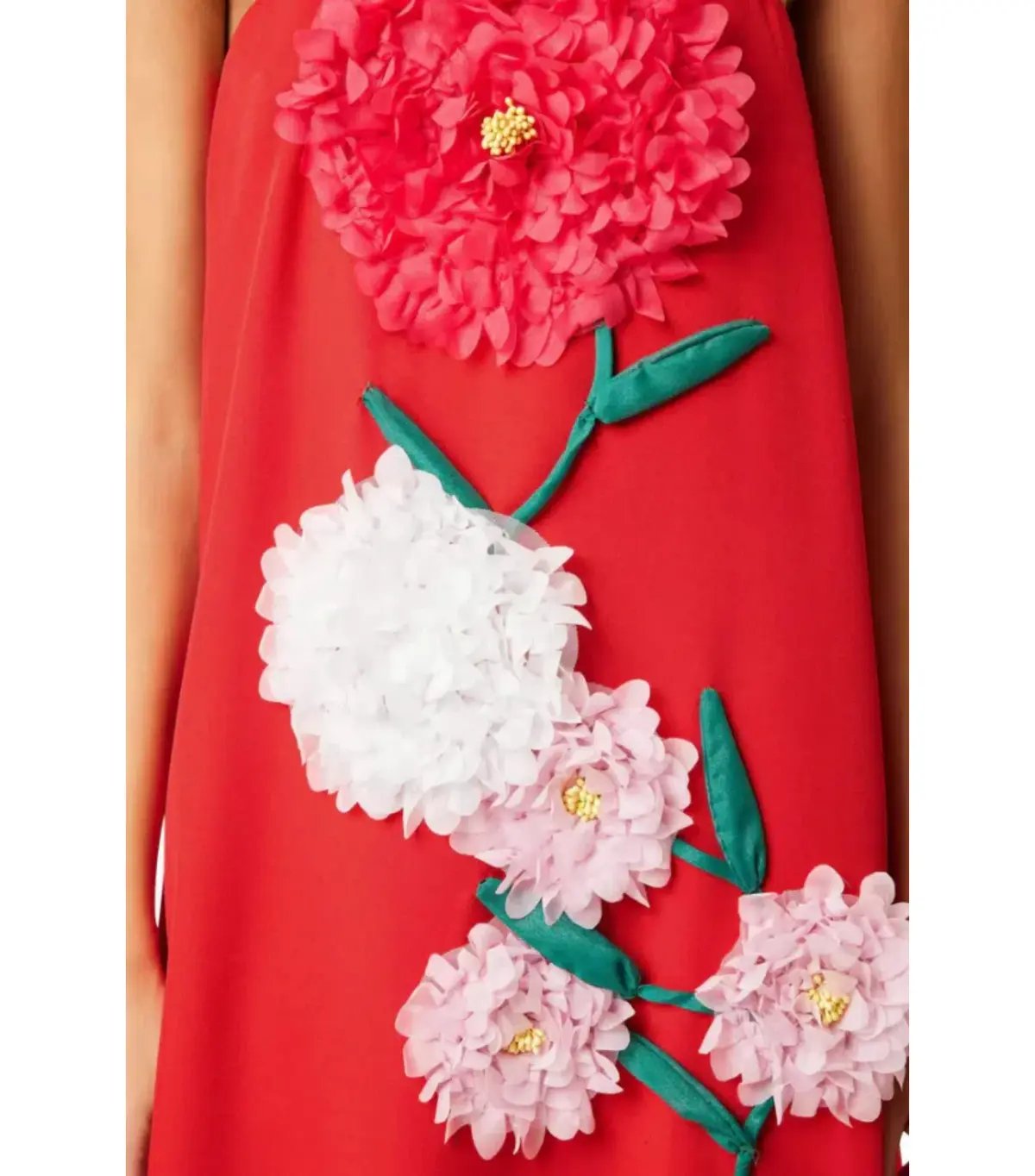 Elliatt Buttercup Embroided Maxi Dress Red Size AU 10 photo 6