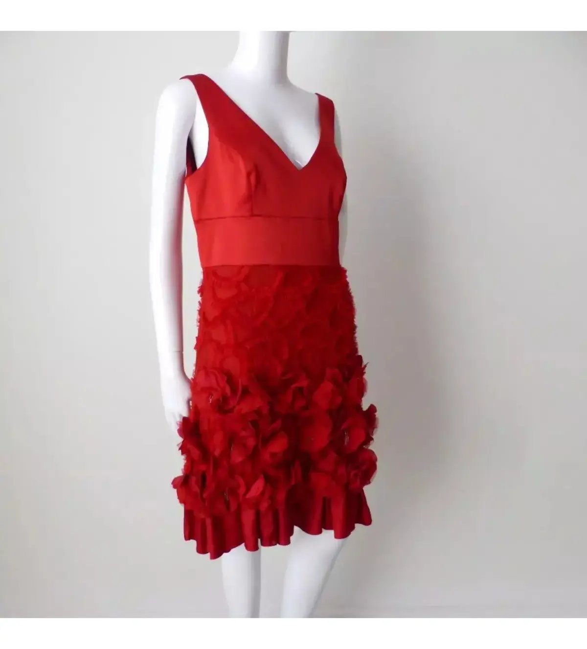 Alannah Hill Kick up a Storm Mini Dress Red Size 8 photo 3