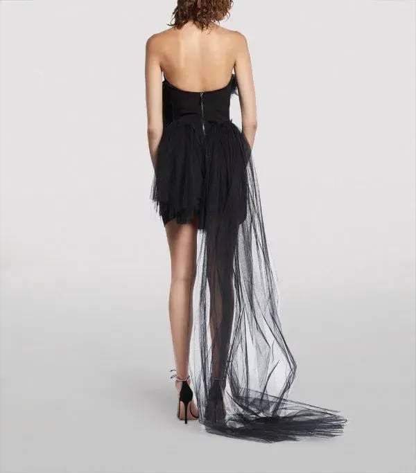 Maticevski Evermore Tulle Dress Black Size 8 photo 2