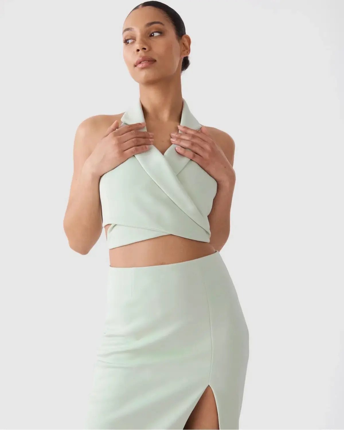 San Sloane Alessia Midi Dress Green Size S Au 8 photo 3
