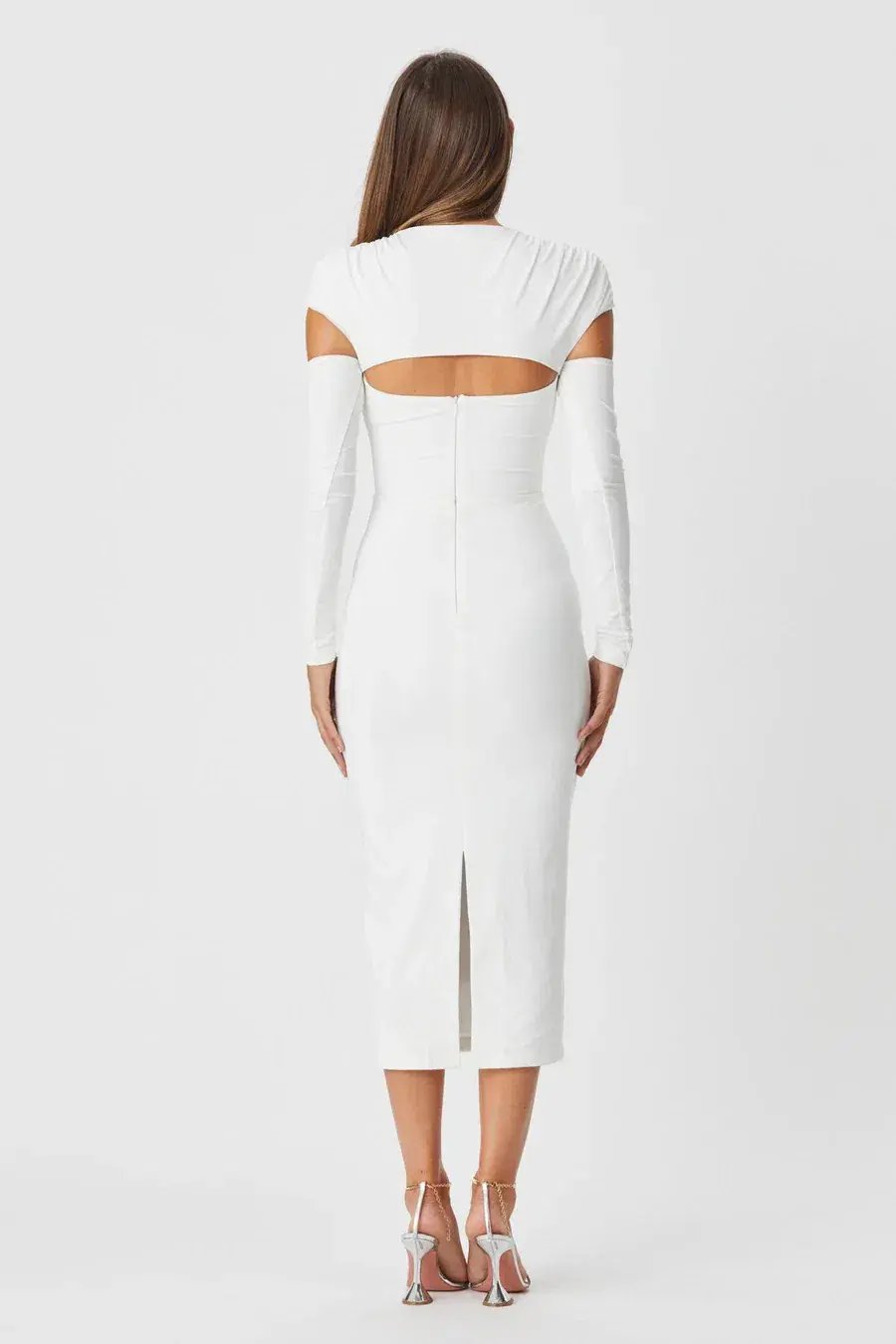 Bianca & Bridgett Simi Dress White Size 6 photo 2