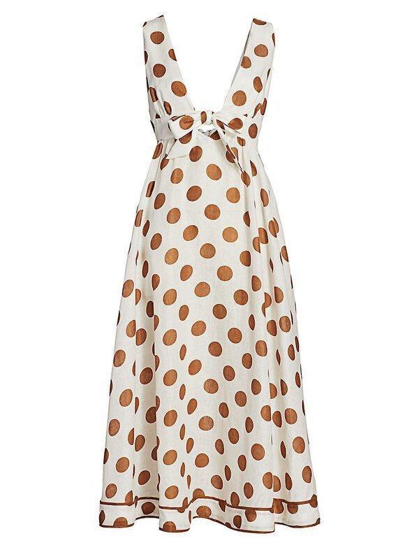 Zimmermann Empire Tie Front Dress Print Size 0P / Au 6 photo 2
