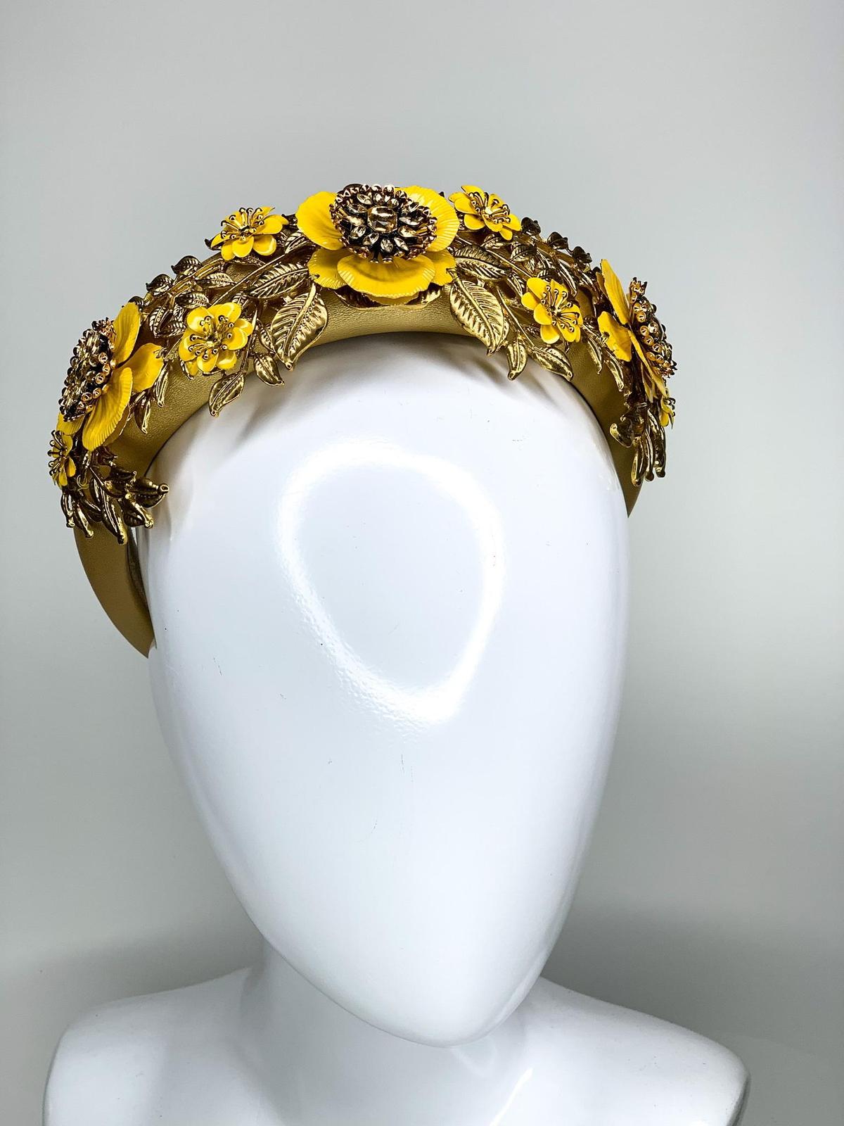 Halo & Rose Impromptu Princess headband yellow photo 5