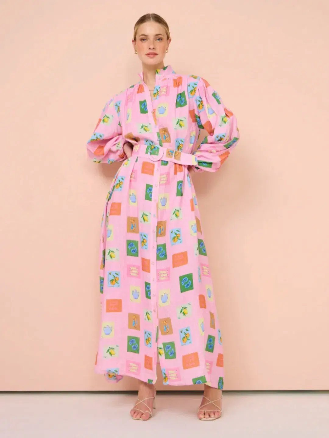 Palm Noosa Noddy Dress in Pink Emblem size 14 photo 3