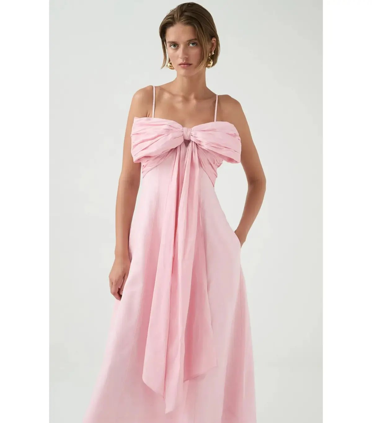 Aje Scarlett Midi Dress Cherry Blossom Size AU 10 photo 2