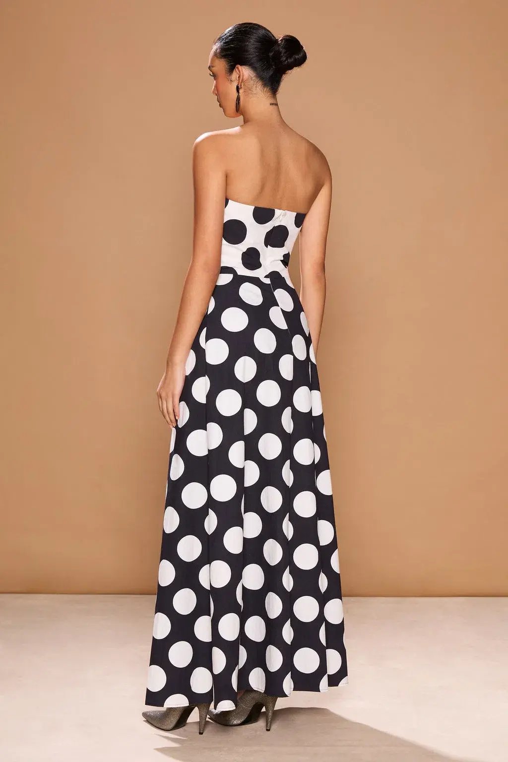 Sonya Moda Milano Polka Dot Dress Print Size 10 photo 3