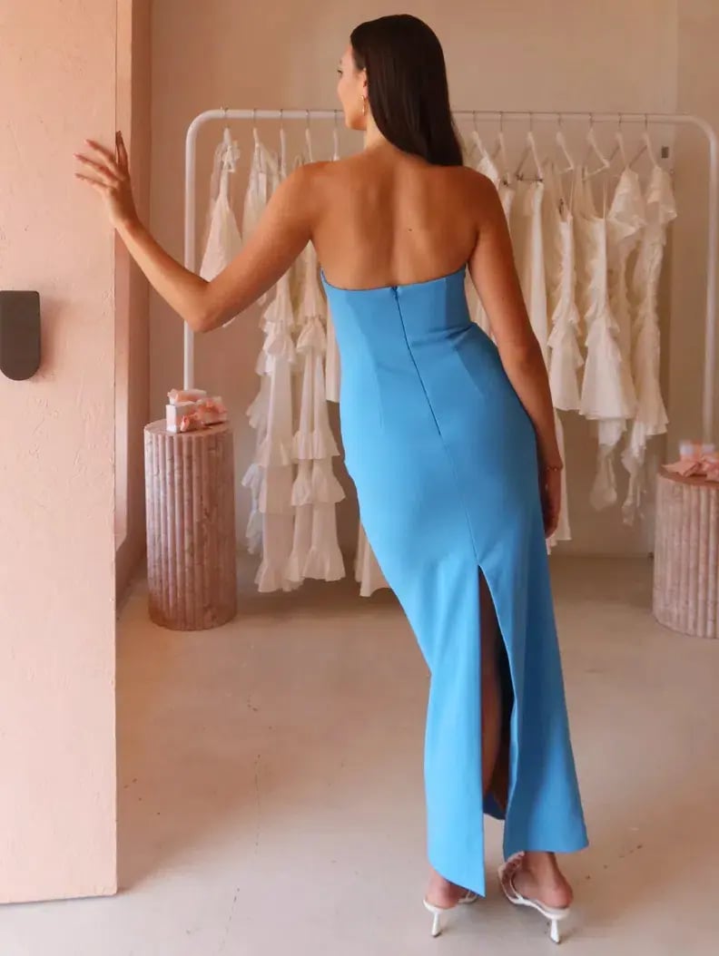 By Nicola Naomi Strapless Dress Capri Size 10 photo 3