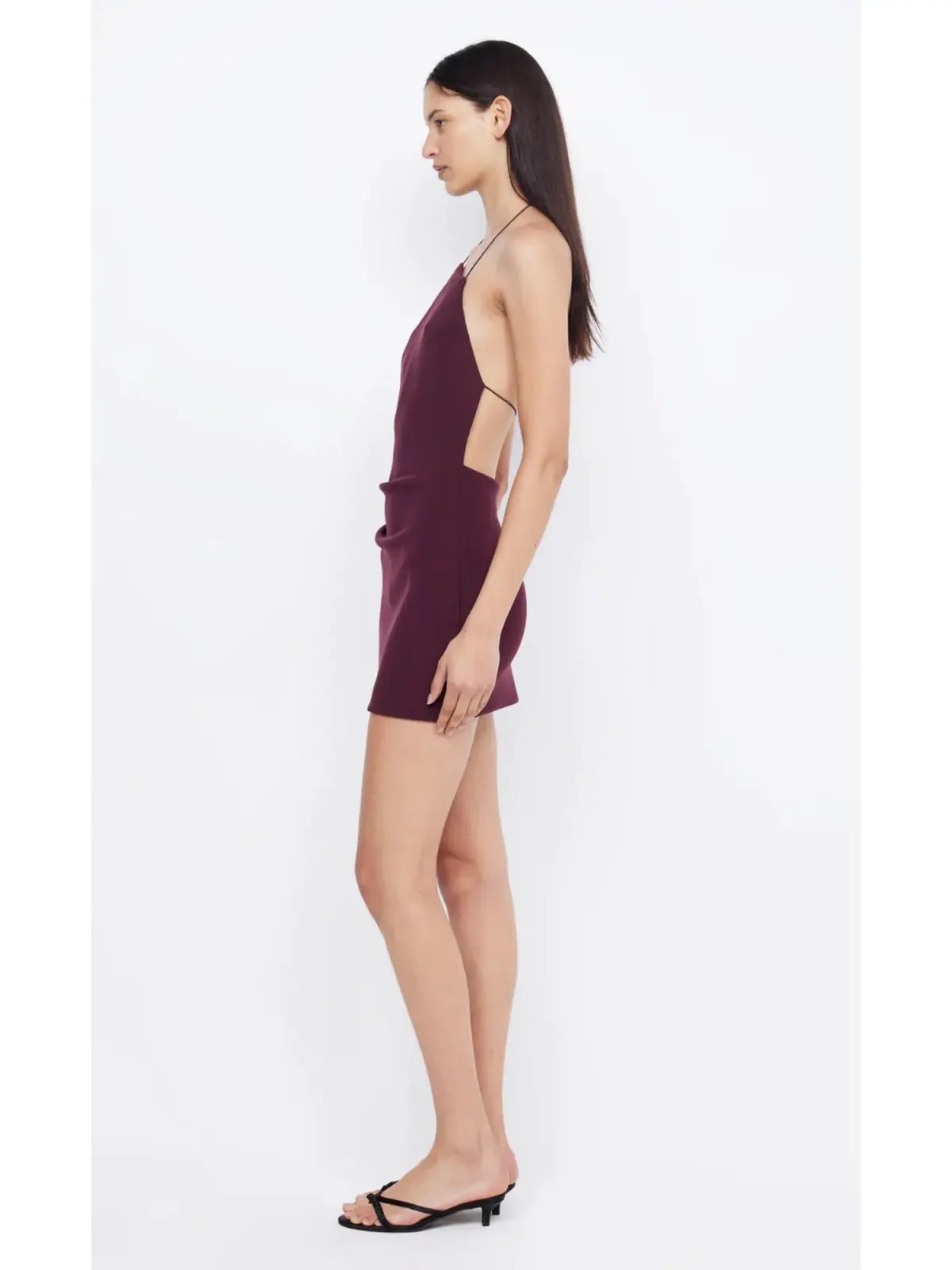Bec & Bridge Andy Mini Dress Plum Size AU 6 photo 2