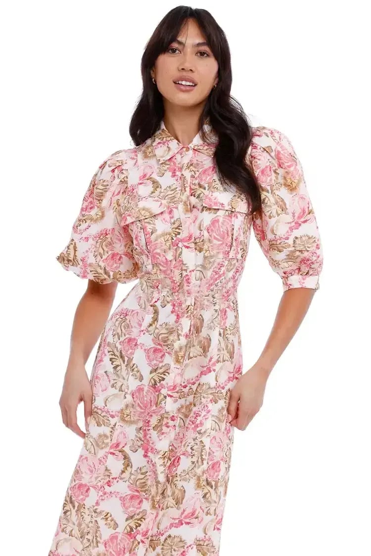 Significant Other Deanna Dress in Sangria Floral Size 6 photo 3