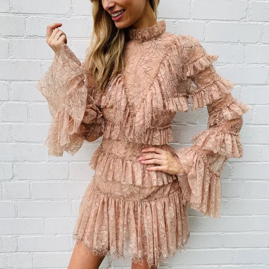 Alice McCall Calypso Mini Dress Blush Size AU 8 photo 5