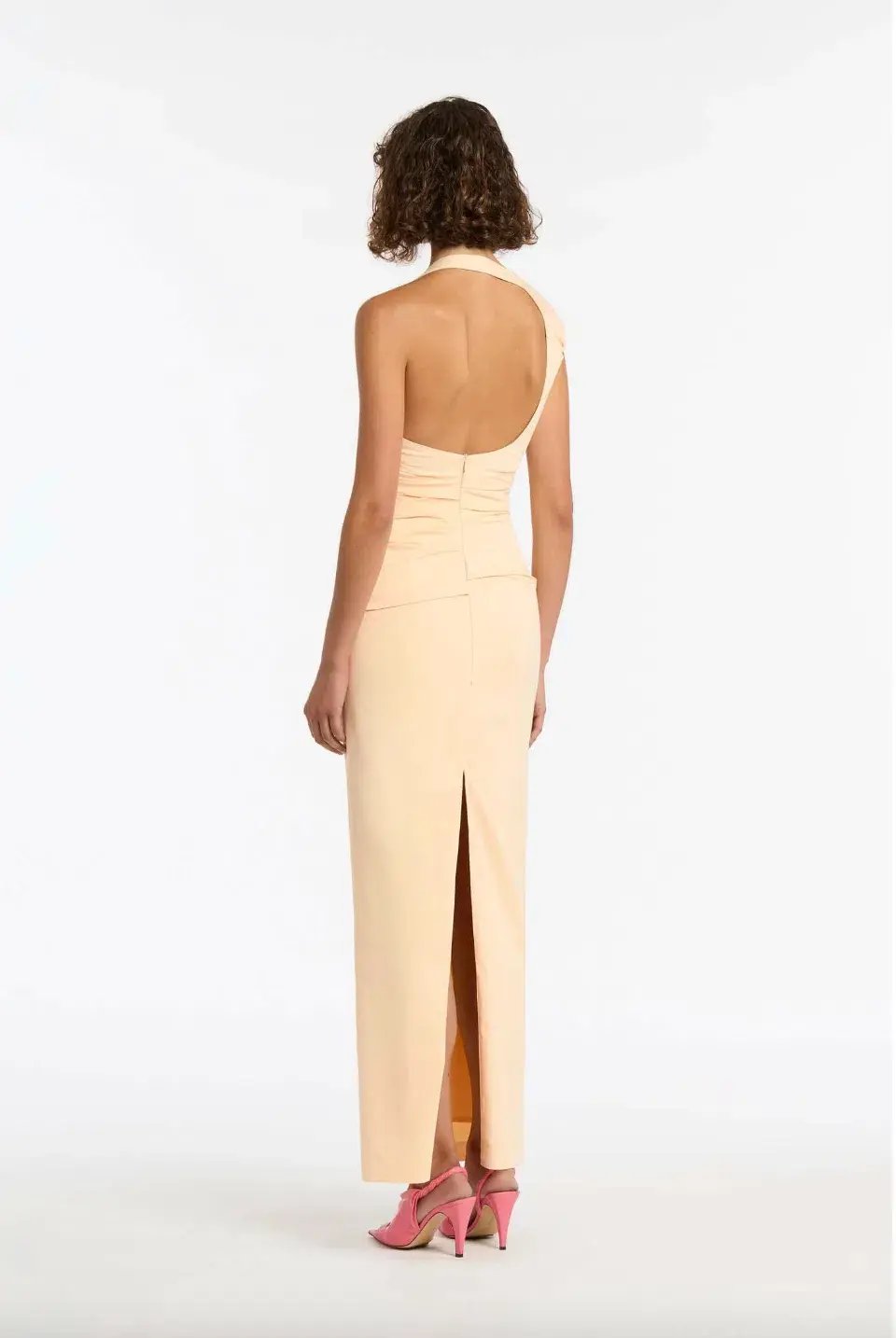 Sir The Label Giacomo Gathered Gown Butter Yellow Size 3/ AU 12 photo 2