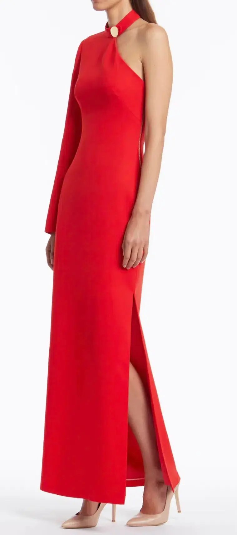Carla Zampatti Hollywood Gown Red Size 8 photo 2