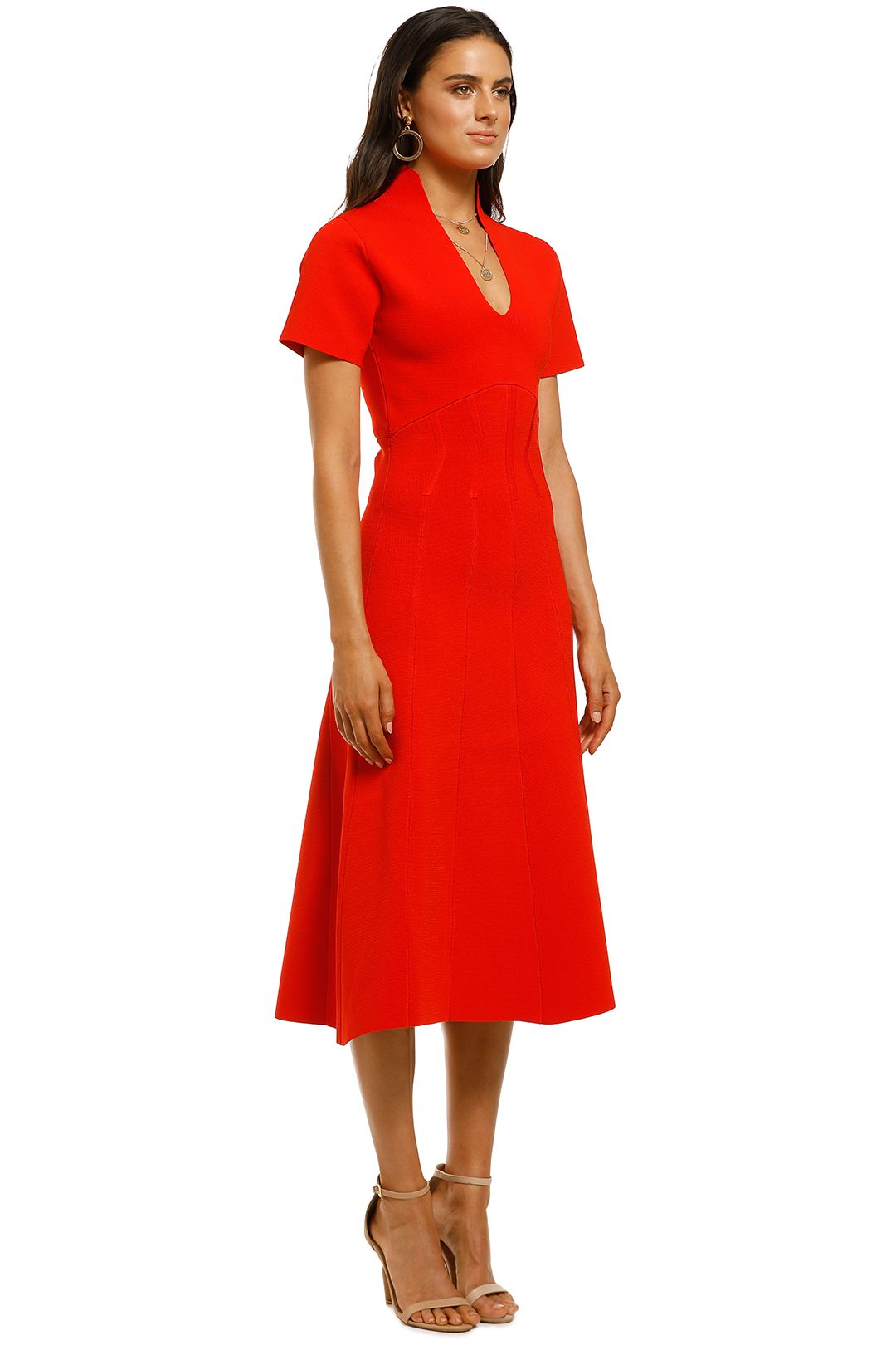 Valour Knit Dress - Geranium photo 2