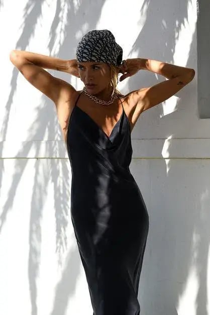 Rat & Boa Santi Dress Deep Navy Size Small photo 3
