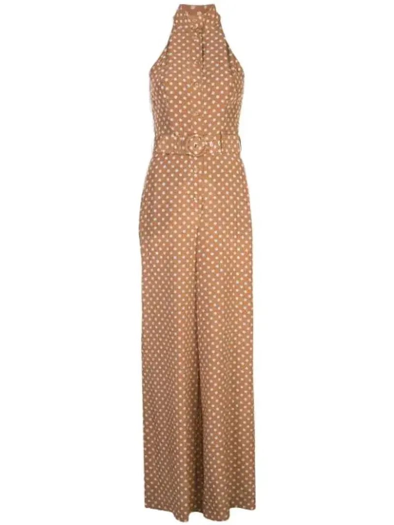 Zimmerman Espionage Silk Jumpsuit Polka Dot Size 1 / AU 10 photo 3