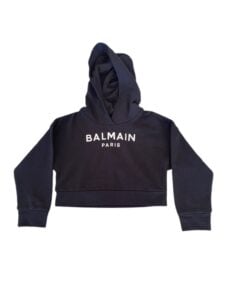 Balmain Black Crop Jumper photo 6